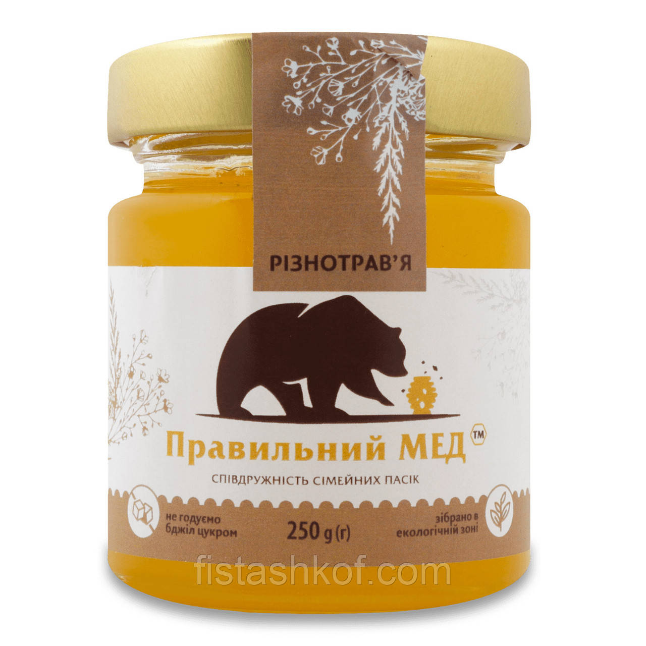 Мед Правильний мед різнотрав`я, 250г