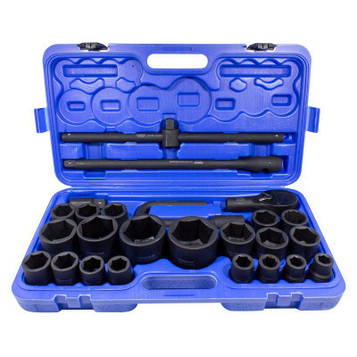 Набір інструментів ударних 26 предметів, 3/4" 1" (6гр.) Forsage F-68262-5MPB