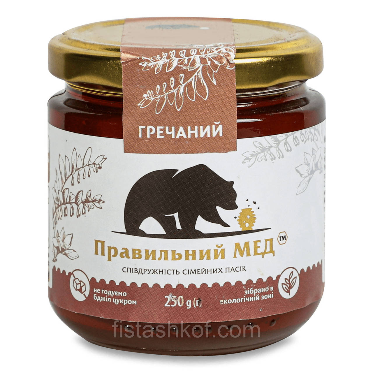 Мед Правильний мед гречаний, 250г