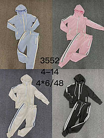 Спортивний костюм-двійка для дівчаток оптом, F&D, 4-14 рр., арт. 3552