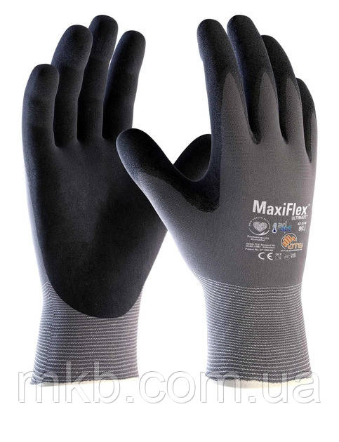 Захисні рукавички MaxiFlex® Ultimate™ 42-874, 9(L) (42-874L)