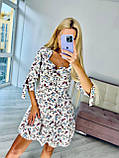 Сукня міні квітковий принт, фото 2