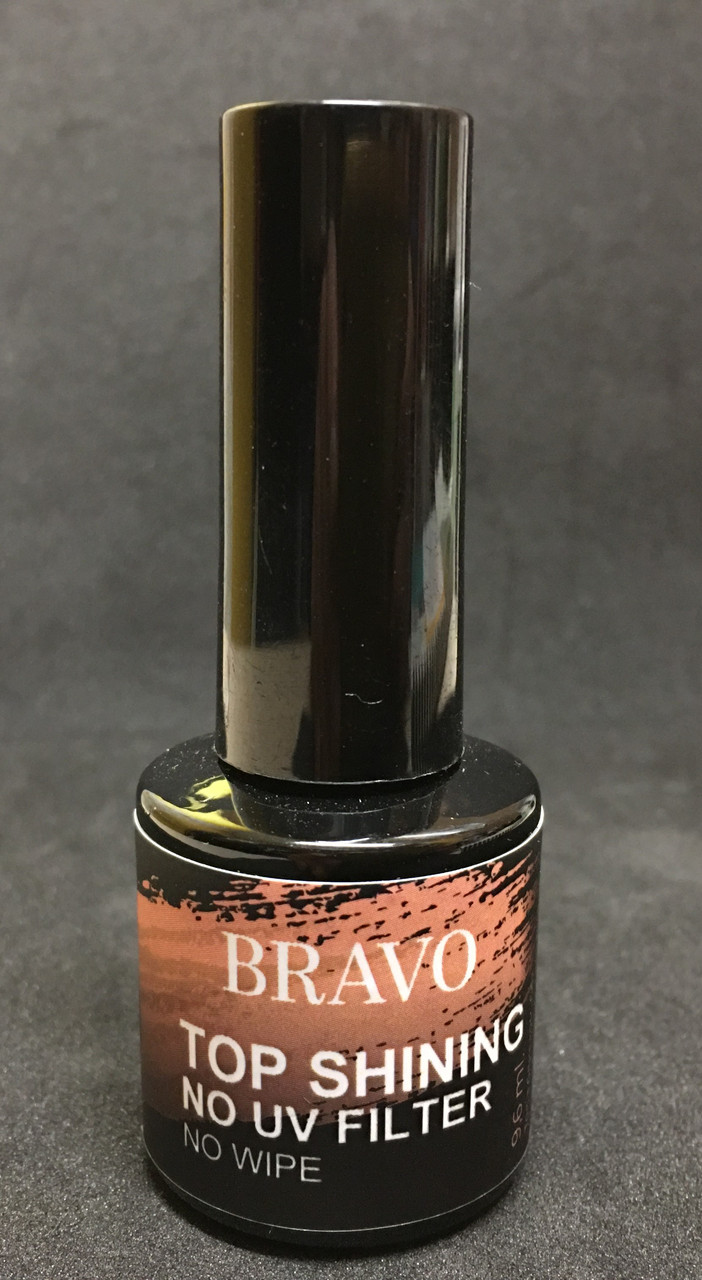 Топ Bravo Top Shining UV Filter No Wipe топ без ультрафіолетового фільтра без липкого шару, фото 1