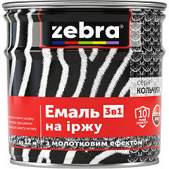 Емаль 3 в 1 молоткова "ZEBRA" серія Кольчуга