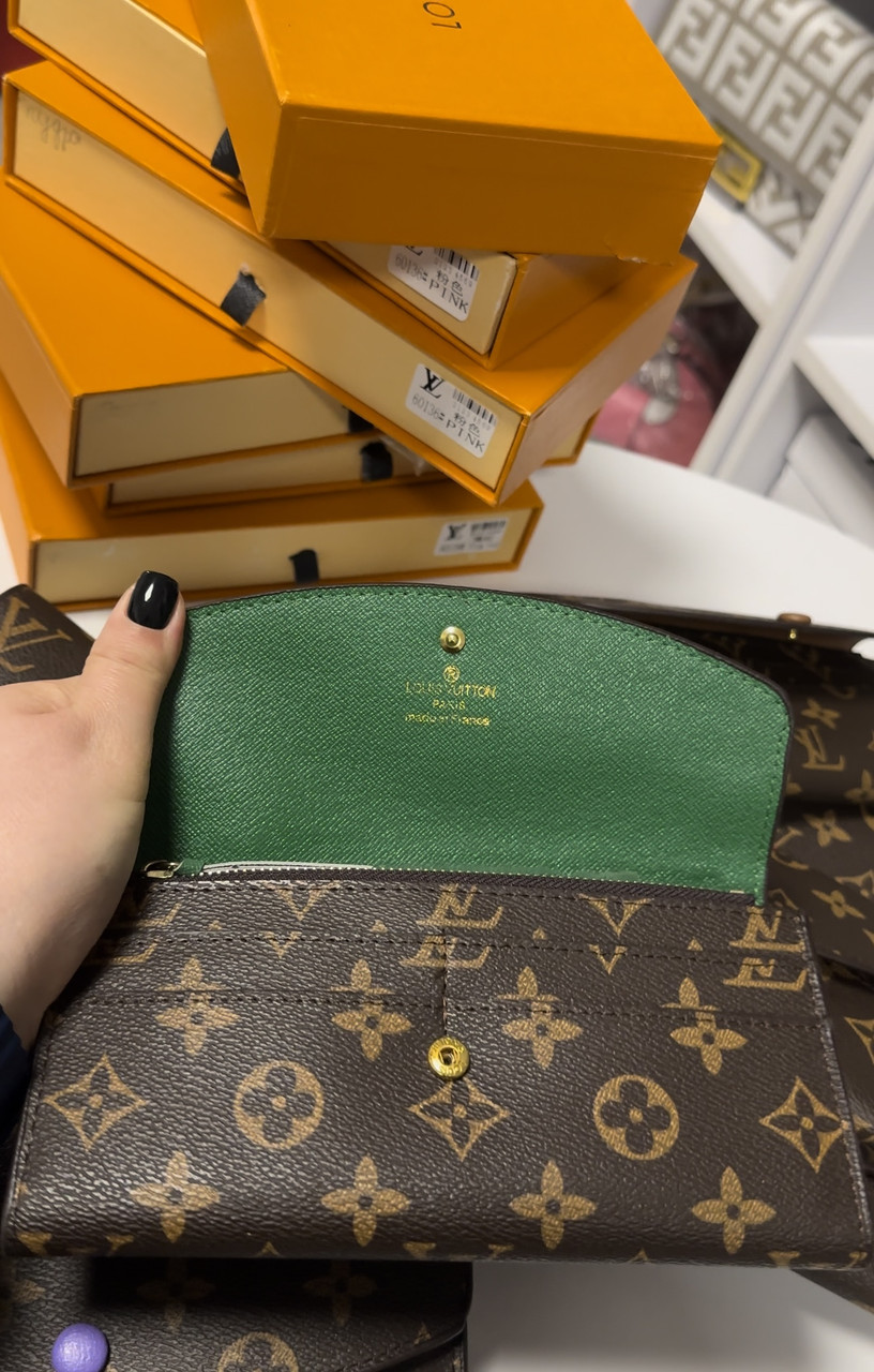 Жіночий гаманець Луї Віттон коричневий Louis Vuitton Brown, фото 1