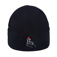 Шапка чоловіча / шапка Біні /шапка жіноча Біні / шапка укорочена / чорна шапка любов Tiktok
