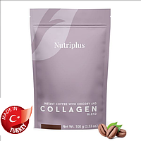 Кофе с цикорием и коллагеном 100 гр Турция Фармаси / Nutricoffee Nutriplus Farmasi