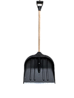 Лопата для прибирання снігу чорна