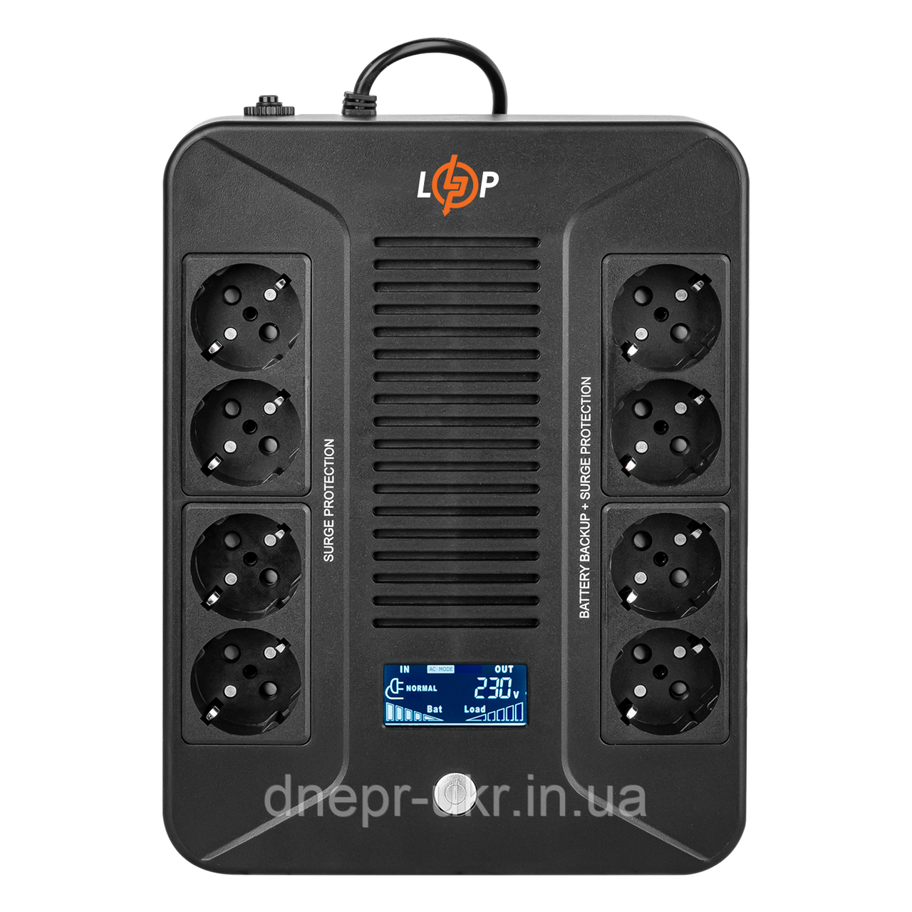 Лінійно-інтерактивне ДБЖ LP-600VA-8PS (360Вт)