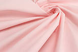 Однотонна бязь колір рожева пудра 135г/м2 № Е-3217, фото 4