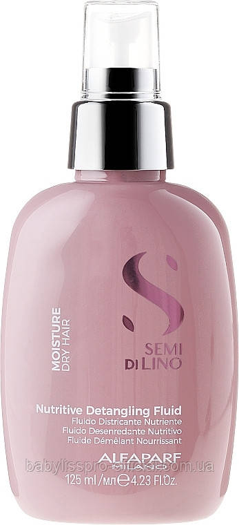 Зволожуючий флюїд для неслухняного волосся Alfaparf Milano Semi Di Lino Moisture Nutritive Detangling Fluid