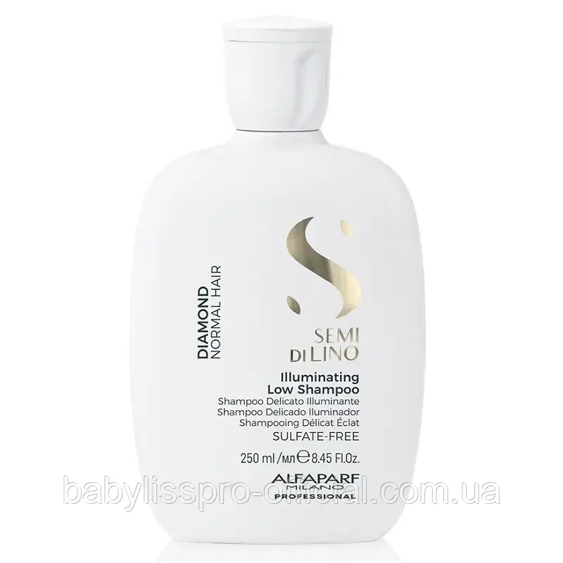 Шампунь для блиску волосся AlfaParf Semi Di Lino Diamond Illuminating Low 250 мл