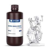 Оброблювана водою Фотополімерна смола Anycubic Water-Wash Resin+ 1кг (Біла/White)