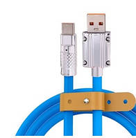 Надміцний кабель USB Type-C Super Fast Charger 7A 1м. за допомогою швидкої зарядки живлення передачі даних