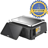 Ваги торговельні з друком етикетки CAS CL8000-B