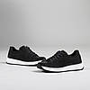 Кросівки жіночі чорні з пресованої шкіри (ЛК 11 чорні), фото 9