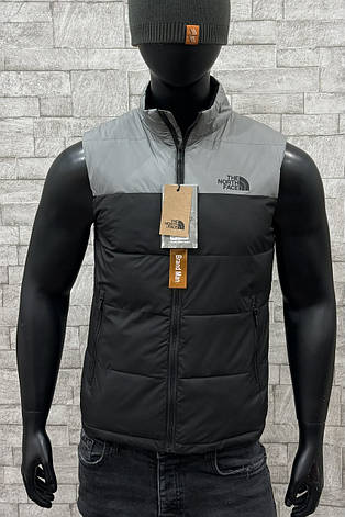 Жилетка The North Face чоловіча спортивна чорна тнф Зе Норт Фейс жилет, фото 1