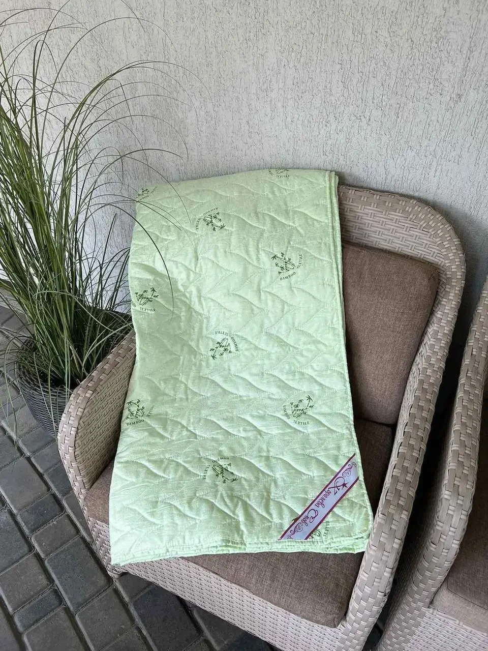 Літня ковдра Двоспальна 175х210 см Стьобана, фото 1