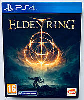 Elden Ring Launch Edition + Картонний футляр, Б/В, російські субтитри - диск для PlayStation 4