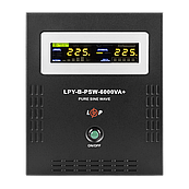 ДБЖ з правильною синусоїдою 48V LPY-B-PSW-6000VA+(4200Вт)10A/20A