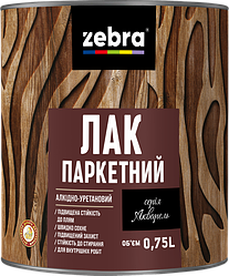 Лак паркетний алкідно-уретановий "ZEBRA"