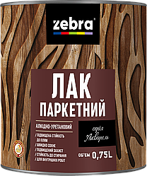 Лак паркетний алкідно-уретановий "ZEBRA" 2,1 л