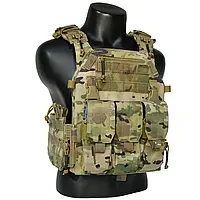 Плитоноска Gaf Military Plate Carrier мультикам с  подсумками