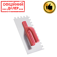 Затирачка сталева оцинкована 280*130 мм, 12*12 мм INTERTOOL KT-0008 STP