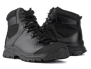 Тактичні черевики, чорні.Берці для охорони та поліції. Зручні, прошиті з натуральної шкіри.