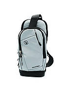 Сумка-слінг 30 x 17 x 6,5 см Weatro Срібна (сіра) ssch-kit-0061, фото 3