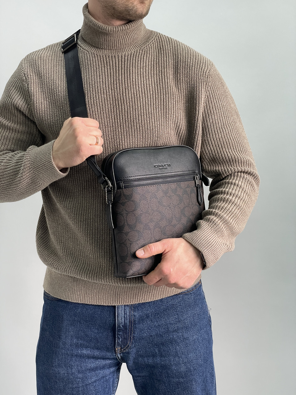 Чоловіча брендова сумка, фото 1