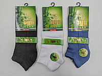 Чоловічі шкарпетки короткі бамбук BYT однотонні 40-44 12 пар/уп мікс