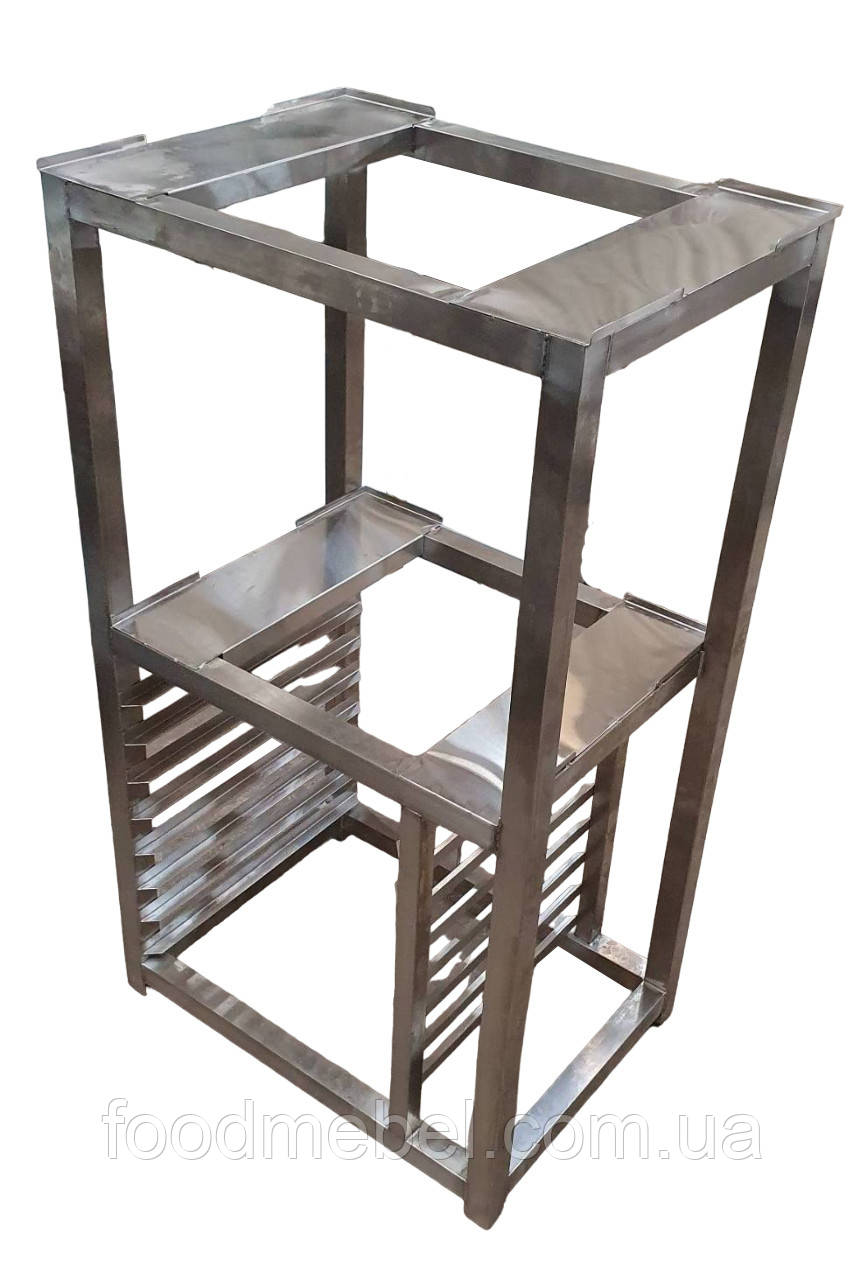 Підставка двоярусна для конвекційних печей із напрямними, фото 1