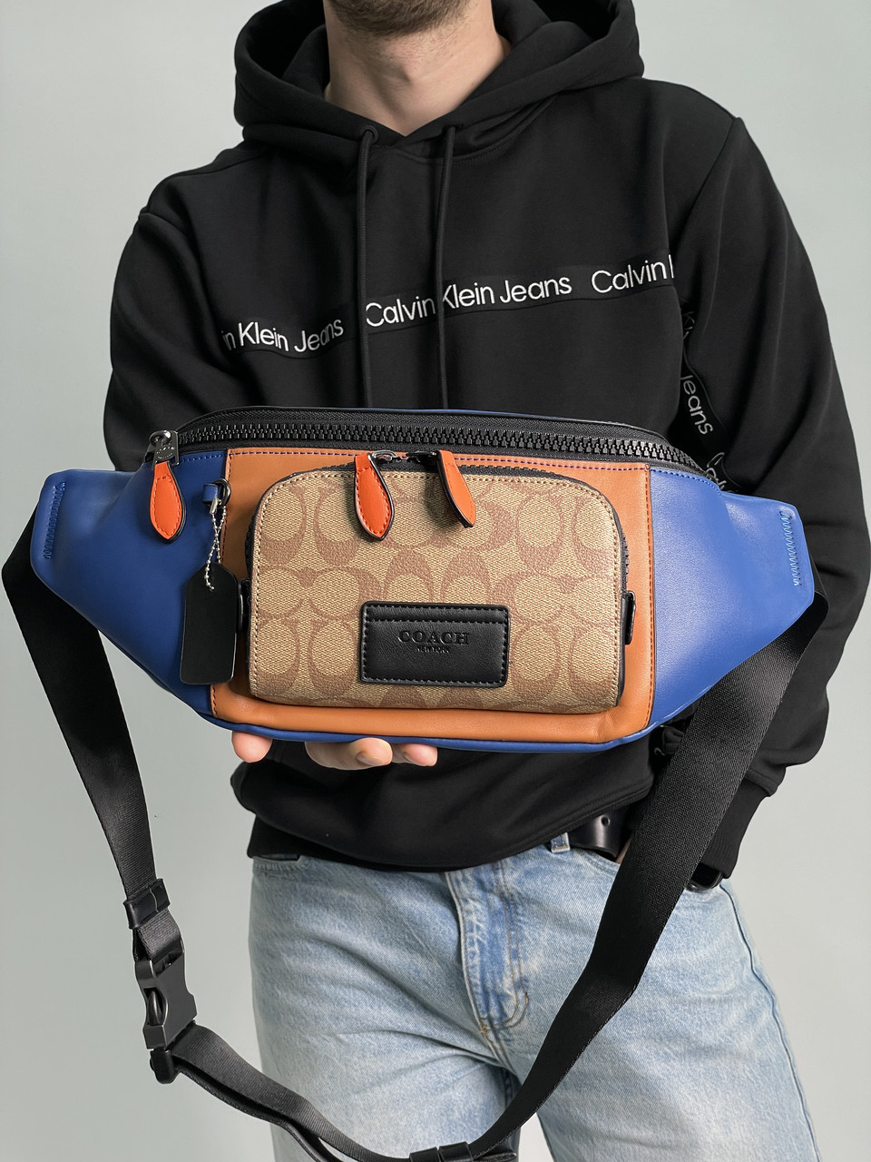 Чоловіча брендова сумка, фото 1