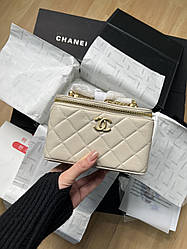 Жіноча сумка Шанель біла Chanel White