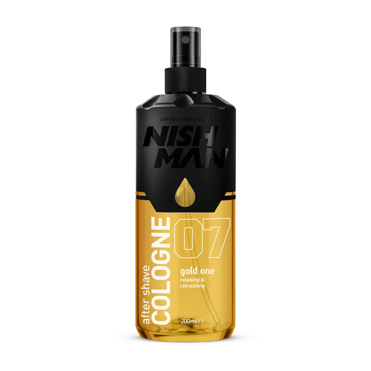 Одеколон після гоління Nishman №7 Gold One After Shave Cologne 200мл, фото 1