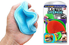 Набір універсальних силіконових щіток-губок 3 шт Better Sponge 149926, фото 3