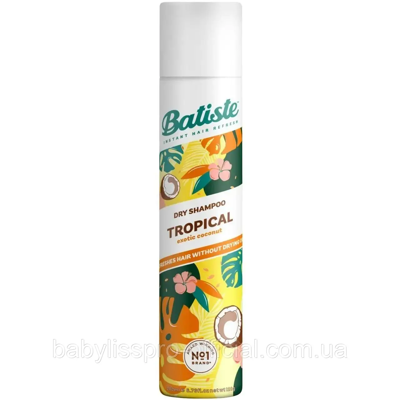 Освіжаючий сухий шампунь Batiste Dry Shampoo Tropical 200 мл