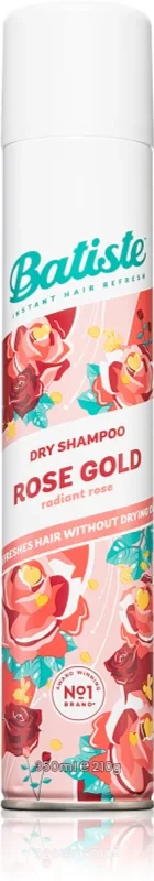 Сухий шампунь для збільшення об'єму волосся Batiste Dry Shampoo Rose Gold 200 мл