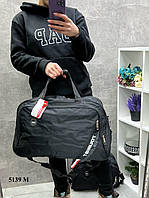 55х33х20 см - дорожня сумка з додатковими кишенями та ремінцем для чіпляння сумки на ручку валізи - розмір М