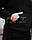 Костюм спортивний флісовий з посиленням Софтшелл чорний, фото 8