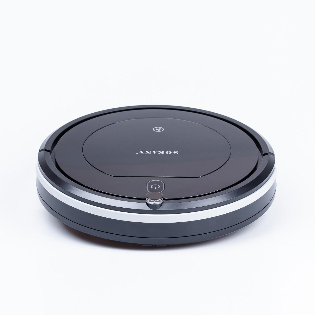 Робот-пилосос автоматичний із пультом дистанційного керування для прибирання під меблями та заряджанням, фото 1