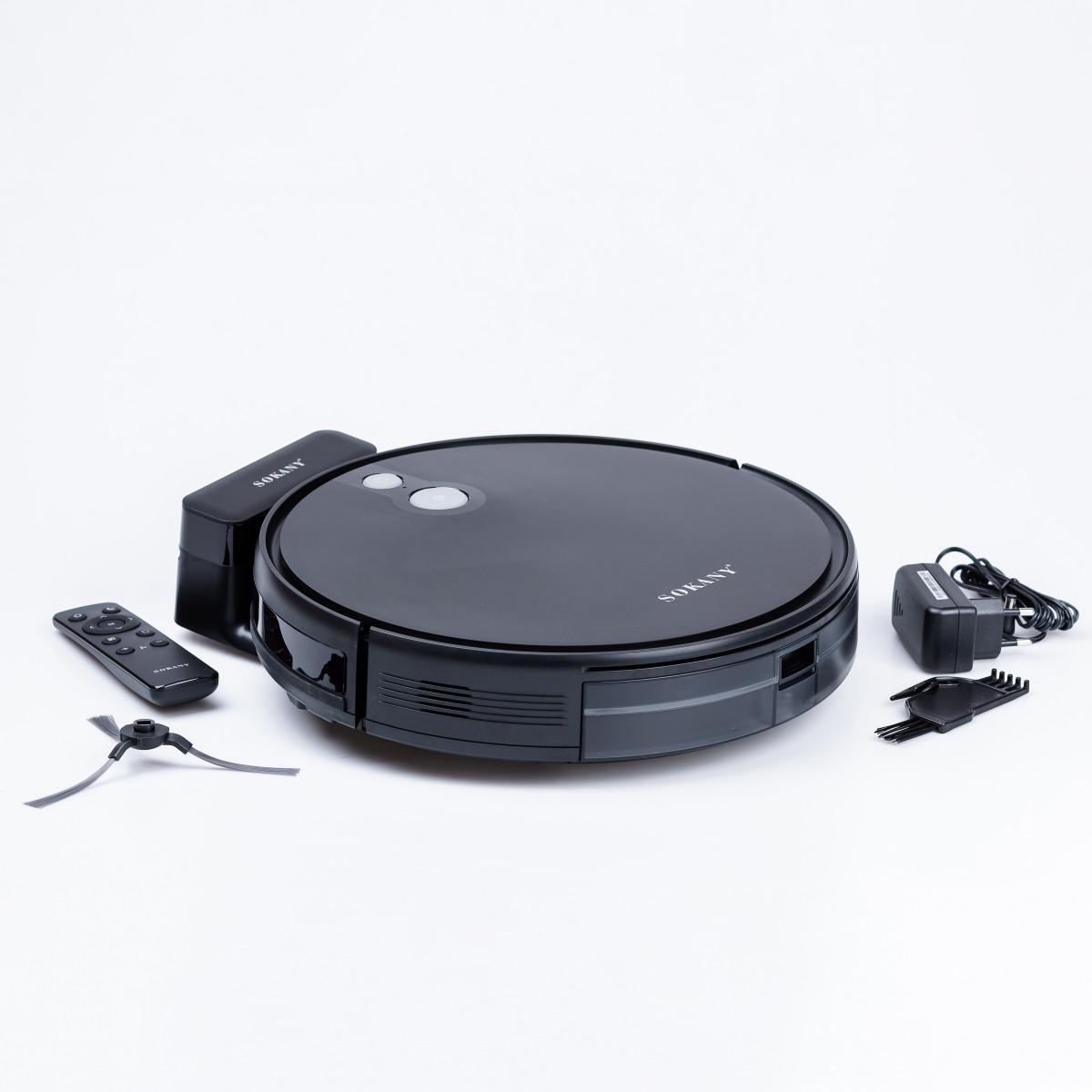 Робот-пилосос 2 в 1 автоматичний із сенсорною навігацією й автозарядкою для ефективного прибирання будинку, фото 1