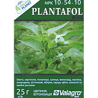 Plantafol (Плантафол), Минеральное удобрение, 25 г, NPK 10-54-10, Valagro