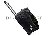Спортивная сумка Team Sport с короткими и выдвижной ручкой на колесиках 57*29*36 см черная