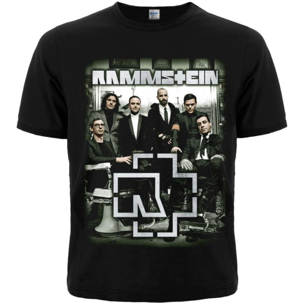 Футболка Rammstein (photo band with logo), Розмір XL