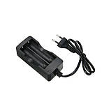 Зарядний пристрій на 2x18650 від мережі 220V DOUBLE заряджання для акумуляторів з 2 батареями, індикатором, фото 4
