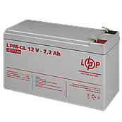 Акумулятор гелевий LPM-GL 12V - 7.2 Ah