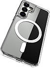 Чохол Crystal Clear Case с Magsafe для Samsung S24, фото 5