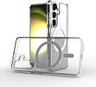Чохол Crystal Clear Case с Magsafe для Samsung S24, фото 6